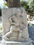 Sculptured of Scissor Roman gladiator. Relief. Bodrum Museum of Underwater Archaeology, Turkey