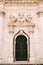 Sculptures of Angels above the entrance of Saint Blaise Church In Dubrovnik, Croatia