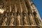 Sculptures of the Apostles on the Santa Maria Basilica de Castello d`Empuries