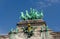 Sculptures on Cinquantenaire Arch in Brussels, Belgium