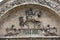 Sculptures on the facade the Hotel Les Invalides. Paris