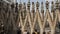 Sculptures at the facade of Milan Cathedral, aka Duomo