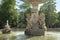 Sculptures of the fountain de la Alcachofa in the El Retiro Park