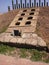 Sculptures On The Ground Of The Restoration Of The Fantastic Roman Lighthouse Of The First Century Lighthouse In The World In La