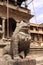 Sculptures of lion, Patan, Kathmandu valley, Nepal