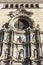 Sculptures of the main facade of Girona Cathedral