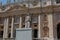 Sculptures n front of Saint Peter Church, at Piazza San Pietro, Rome, Italy