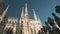 Sculptures saints and martyrs decorating the Cathedral Milan Duomo di Milano