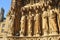 Sculptures of saints in Metz cathedral France
