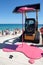 Sculptures by the Sea: Backhoe Dripping in Pink