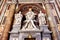 Sculptures in St. Peter\'s basilica in Rome showing Jesus, Saint