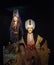 Sculptures of Sultan Suleyman  Suleiman the magnificient  and his wife Hurrem Sultan in Yilmaz Buyukersen Wax Sculpture Museum,