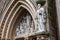 Scuptures at Inverness Cathedral in Scotland, UK