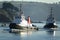 SD Tug boats Faithful and Powerful in Plymouth Sound England