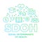 SDOH - social determinants of health - vector infographic illustration