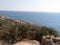 The sea above Rosh Hanikra Israel