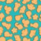 Sea animals cracker shape set pattern seamless. fish shaped cookies background. Ornament of kids fabric