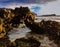 Sea Arch on The Volcanic Shoreline of Makapu\\\'u Beach