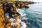 Sea Arches Along The Rugged Volcanic Shoreline