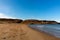 Sea bay at low tide. Far North, Barents Sea in Russia