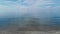 sea beach clouds blue in autumn timelapse