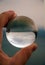 Sea and Beach Horizon in Crystal Ball