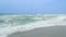 Sea beach Idyllic tropical turquoise beach in caribbean sea with white sand shore