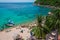 Sea and boat. beautiful ko tao island. Thailand