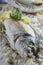 Sea bream baked in salt