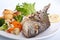 Sea Bream fish with vegetables