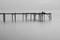 Sea bridge black and white