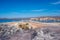 The sea in Calabardina under the blue sky, Murcia