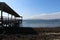 Sea and calm skies at the edge of the quay