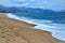 The sea at Capricorn beach on sunny day