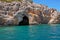 Sea cave at the coast of Turkey