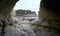 Sea cave under Beer Head in Devon