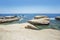 Sea caves near Paphos. Cyprus landscape. White cliffs