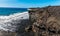 Sea Cliffs Formed by Recent Lava Flows