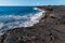 Sea Cliffs Formed by Recent Lava Flows on Kaimu Black Sand Beach