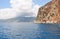 Sea cliffs. Mediterranean Sea.