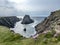 The sea cliffs and stacks at Malin Head. the Northern most point in Ireland