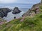 The sea cliffs and stacks at Malin Head. the Northern most point in Ireland