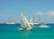 Sea Cloud ships together in Admiralty Bay, Bequia