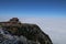 The sea of clouds in the Golden Summit of Emei Mountain