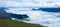 Sea of clouds in the Sakana valley, Navarra.