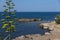 Sea coast in Alghero city, Sardinia, Italy