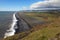 Sea coast near the Arch Dyrholaey in Iceland