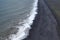 Sea coast near the Arch Dyrholaey in Iceland