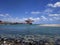 Sea coast ocean horizon shore sky bay cloud beach tower wave water vehicle dusk reflection vacation cape pier