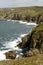 Sea coastline of Land End, Cornwall